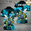 Maxcorners Bowling Savage Bee Strike Multicolor Customized Name, Team Name 3D Shirt
