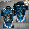 Maxcorners Golf Lightning Reaper Multicolor Customized Name, Team Name 3D Shirts