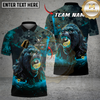 Maxcorners Billiard Fierce Gorilla Yin Yang Ball 8 And Ball 9 Multicolor Customized Name, Team Name 3D Shirt