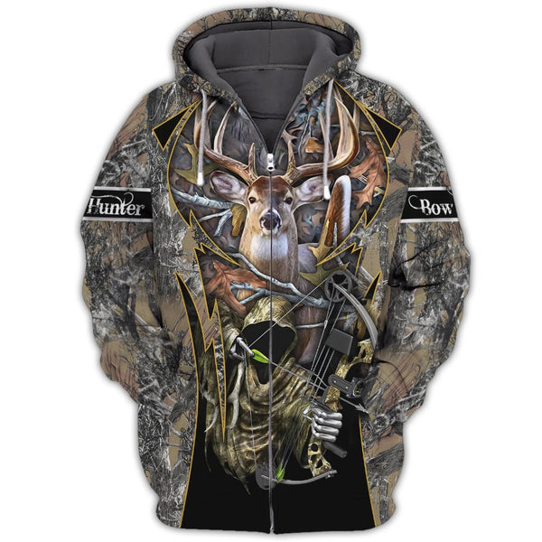 Maxcorners Hunting Bow Shirt 3D All Over Printed Clothes