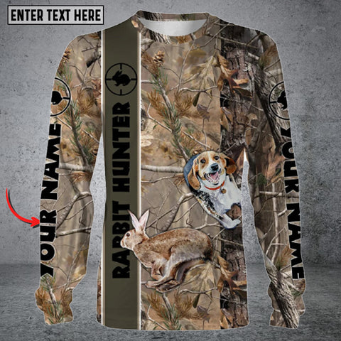 Maxcorners Personalized Name Dog Hunting Long Sleeve Shirt