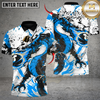 Maxcorners Inferno Dragon Billiard 8-ball Multicolor Customized Name, Team Name 3D Shirt