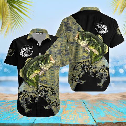 Maxcorner Bass Fishing Hawaiian Shirt – For Men And Women