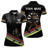 Maxcorners Men's Custom Dart Shirt With Skeleton Holding Dart Arrow And Colorful Dartboard LM1605