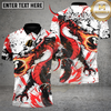 Maxcorners Inferno Dragon Billiard 8-ball Multicolor Customized Name, Team Name 3D Shirt