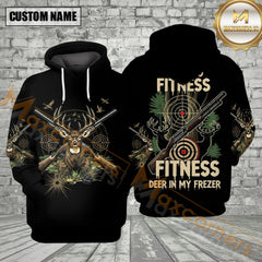 Maxcorners I'm Into Fitness Deer Hunting All Over Print Shirt
 Best Gift For Hunter