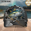 Maxcorners Fishing Torn Metal Mesh Personalized 3D Cap
