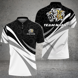 Maxcorners Ball 8, Ball 9 Keno Lions Billiard Jersey Customized Name, Team Name 3D Polo Shirt