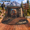 Maxcorners Hiking Backpack Camping Gear King Personalized Name 3D Cap