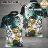 Maxcorners Bowling Cool Duck Multicolor Customized Name, Team Name 3D Shirts