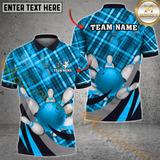 Maxcorners Ball And Pins Flame Xmas Style Bowling Jersey Multicolor Options Personalized Name, Team Name 3D Shirt