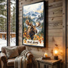 Maxcorners Duck Hunting Labrador Mallards Art Deco Personalized Canvas Wall Art