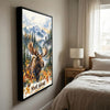 Maxcorners Duck Hunting Labrador Mallards Art Deco Personalized Canvas Wall Art