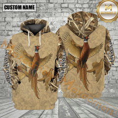 Maxcorners Wild Pheasant Hunting Camo All Over Print Shirt
 Best Gift For Hunter