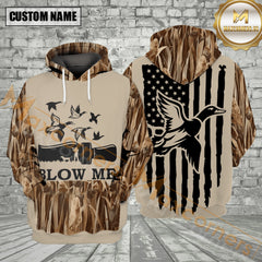 Maxcorners Blow Me Duck Hunting Camo All Over Print Shirt
 Best Gift For Hunter