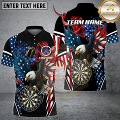 Maxcorners American Eagle Darts Personalized Name 3D Unisex Shirt