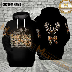 Maxcorners Hello Hunting Season Goodbye Husband All Over Print Shirt Best Gift For Hunter