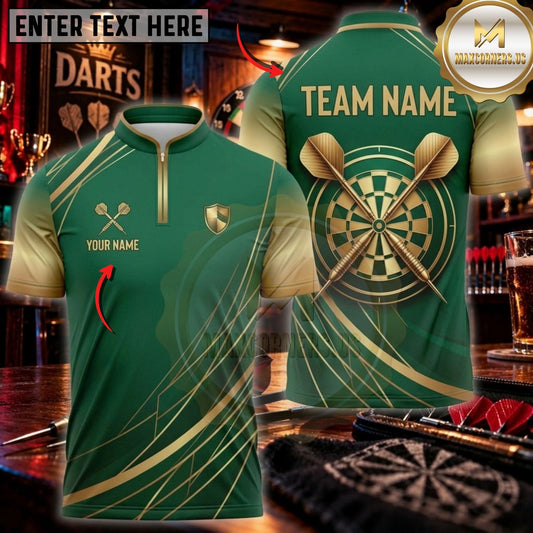 Maxcorners Darts & Dartboard Celtic Knot Graphic Multicolor Customized Name, Team Name 3D Shirts