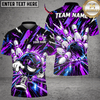 Maxcorners Bowling Cartoon Bunny & Explosive Graffiti Graphic Multicolor Customized Name, Team Name 3D Shirts