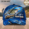 Maxcorners Fishing Graphic Dynamic Water Splash Angler Customized Name 3D Cap