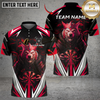 Maxcorners Darts Wolf King Royal Multicolor Customized Name, Team Name 3D Shirts