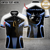 Maxcorners Royal Bowling Champion Multicolor Customized Name, Team Name 3D Shirts| Black