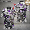 Maxcorners Cool Wolf Darts Multicolor Customized Name, Team Name 3D Shirts
