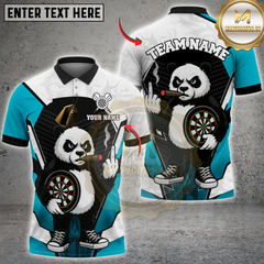 Maxcorners Panda Darts  Multicolor Customized Name, Team Name 3D Shirt