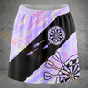 Maxcorners Darts Pastel Marble Dartboard Personalized 3D Skirts With Shorts