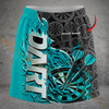 Maxcorners Darts Flaming Typography Personalized 3D Skirts With Shorts