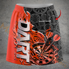 Maxcorners Darts Flaming Typography Personalized 3D Skirts With Shorts