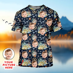 Maxcorners Custom Face Fishing UPF Shirts, Mens Fishing Shirts Long Sleeve, Gift For Fisherman