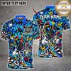Maxcorners Darts & Skull Dartboard Graffiti Graphic Multicolor Customized Name, Team Name 3D Shirts
