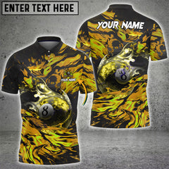 Maxcorners Billiards Personalized Name, Team Name Unisex Shirt ( 6 Colors )