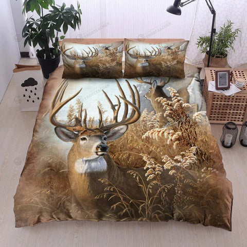 Maxcorners Deer Bedding Set - Hunting Deer Go Bedding Set