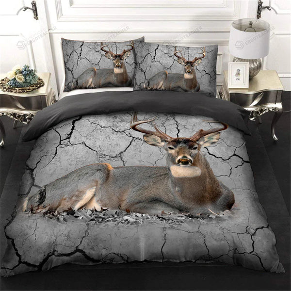 Maxcorners Deer Bedding Set - Hunting Deer The Chariot Bedding Set