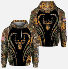 Maxcorners Hunting Personalized 3D Hoodie For Hunting Lover TU2711