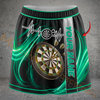 Maxcorners Darts Neon Heartbeat Dartboard Personalized 3D Skirts With Shorts
