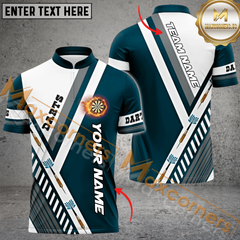 Maxcorners Darts Jersey Multicolor Option Customized Name, Team Name 3D Polo Shirt
