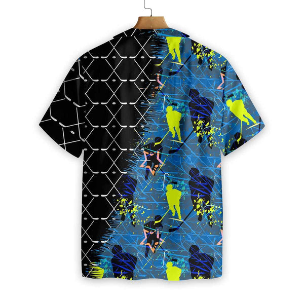 Maxcorners Hockey Hawaiian Shirt