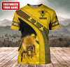Maxcorners Personalized Name Honey Bee 4 All Over Printed Unisex Shirt LM1304