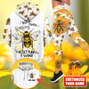 Maxcorners Honey Bee Rock Paper Scissors I Win - Personalized Hoodie and Leggings LM1304