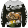 Maxcorners Personalized Name Honey Bee All Over Printed Unisex Shirt LM1304