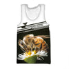 Maxcorners Personalized Name Honey Bee All Over Printed Unisex Shirt LM1304