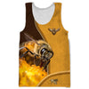 Maxcorners Personalized Name Honey Bee All Over Printed Unisex Shirt LM1304