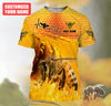 Maxcorners Personalized Name Honey Bee All Over Printed Unisex Shirt LM1304
