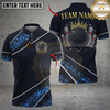 Maxcorners Bowling And Pins Glitter Sparkling Crown Customized Name, Team Name 3D Shirt (6 Colors)