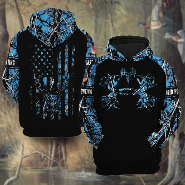 Premium Deer Hunting Hoodie 3D All Over Print Camo style 5 Limited Edition Multicolor Gift For Hunter