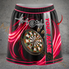 Maxcorners Darts Neon Heartbeat Dartboard Personalized 3D Skirts With Shorts