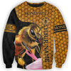Maxcorners Personalized Name Honey Bee 8 All Over Printed Unisex Shirt LM1304